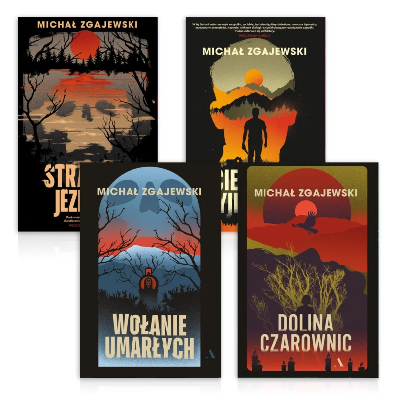 Pakiet 4 książek Michała Zgajewskiego z seriiDetektyw Norbert KrzyżMichał Zgajewski Ostatnie sztuki