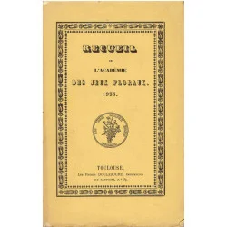 Wybór klientów Recueil de L'Académie des Jeux floraux. 1933.