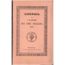 Recueil de L'Académie des Jeux floraux. 1938. Łatwy zwrot