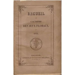 Zniżka Recueil de L'Académie des Jeux floraux. 1852.