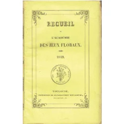 Recueil de L'Académie des Jeux floraux. 1849. Cena promocyjna