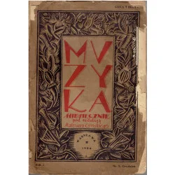 MUZYKA miesięcznik pod redakcją Mateusza Glińskiego, 1924 Darmowy zwrot