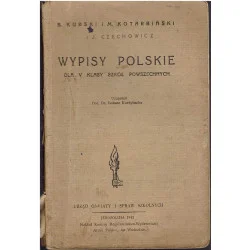 Wypisy polskie dla V klasy szkół powszechnych Kup teraz
