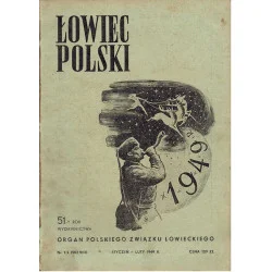 Łowiec Polski. Rocznik 1949/50, komplet Hit sprzedaży
