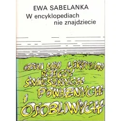 Dostępne od ręki W encyklopediach nie znajdziecie